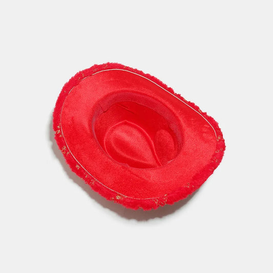 Fuzzy Snowflakes Polyester Hat - adritiX