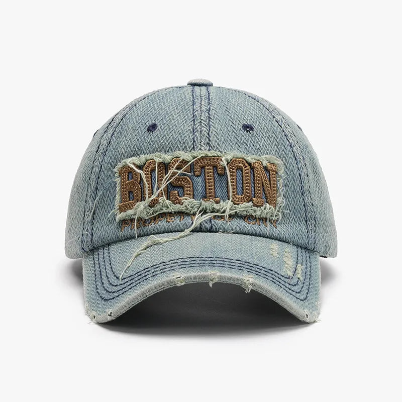 Letter Adjustable Cotton Baseball Cap - adritiX