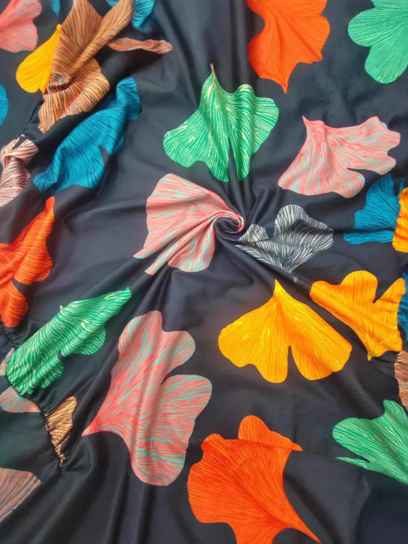 Printed V-neck Short Sleeve Boho Mini Dress - adritiX