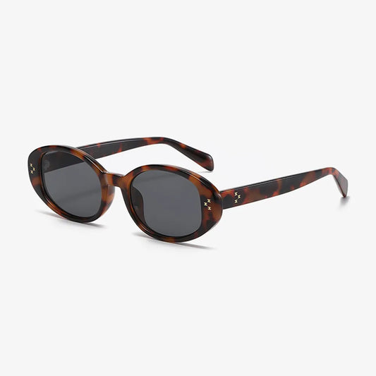 Polycarbonate Frame Oval Sunglasses - adritiX