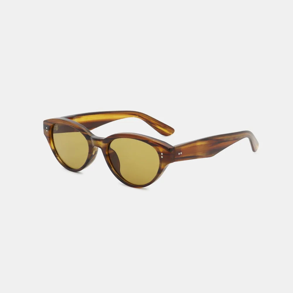 Polycarbonate Frame Cat-Eye Sunglasses - adritiX