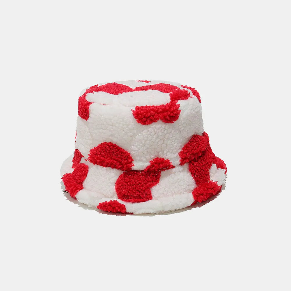 Contrast Heart Bucket Hat - adritiX