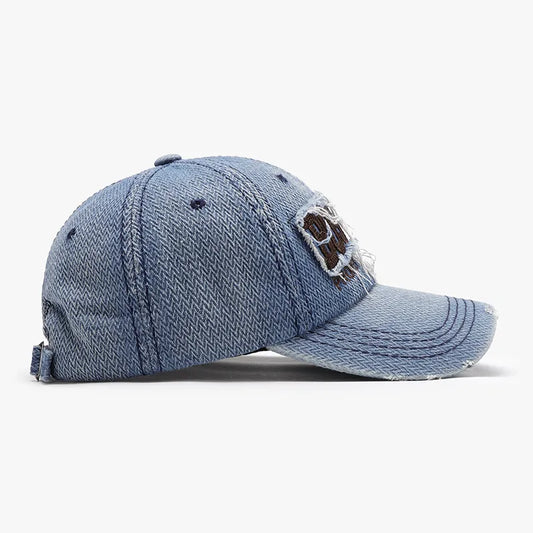 Letter Adjustable Cotton Baseball Cap - adritiX