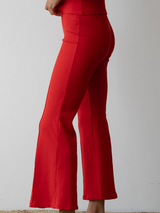 High-Waisted Flare Pants - adritiX