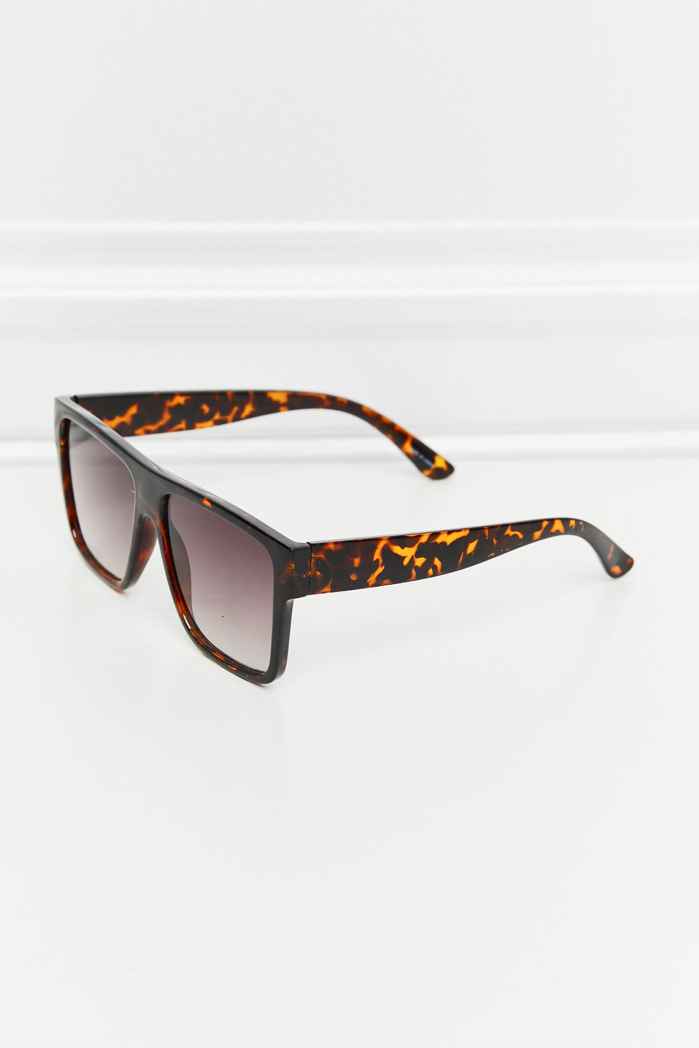 Tortoiseshell Square Full Rim Sunglasses - adritiX