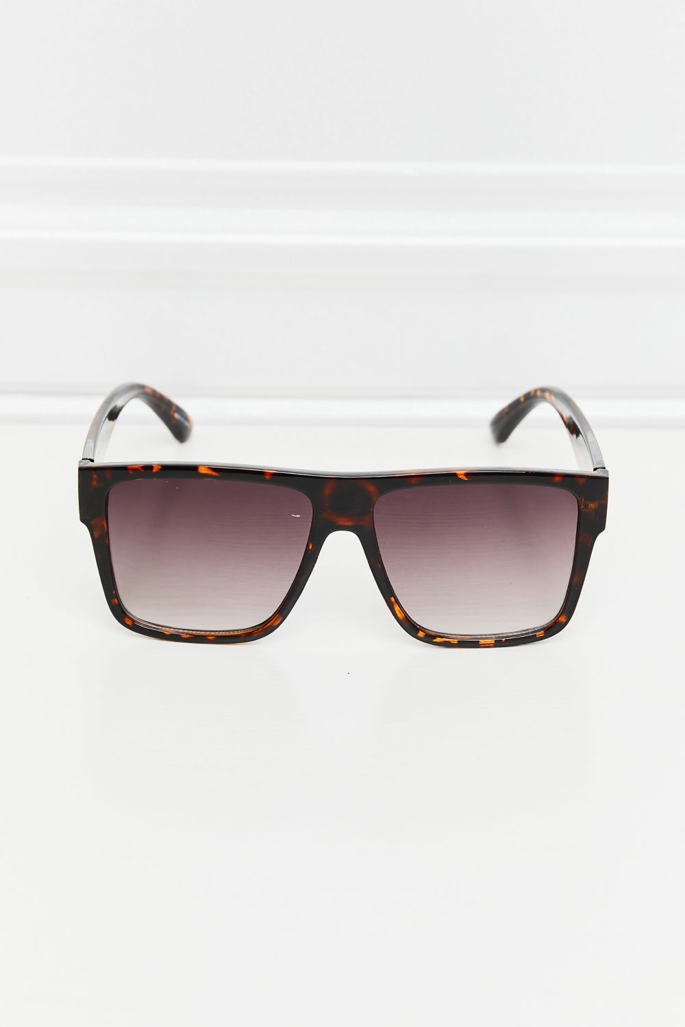Tortoiseshell Square Full Rim Sunglasses - adritiX