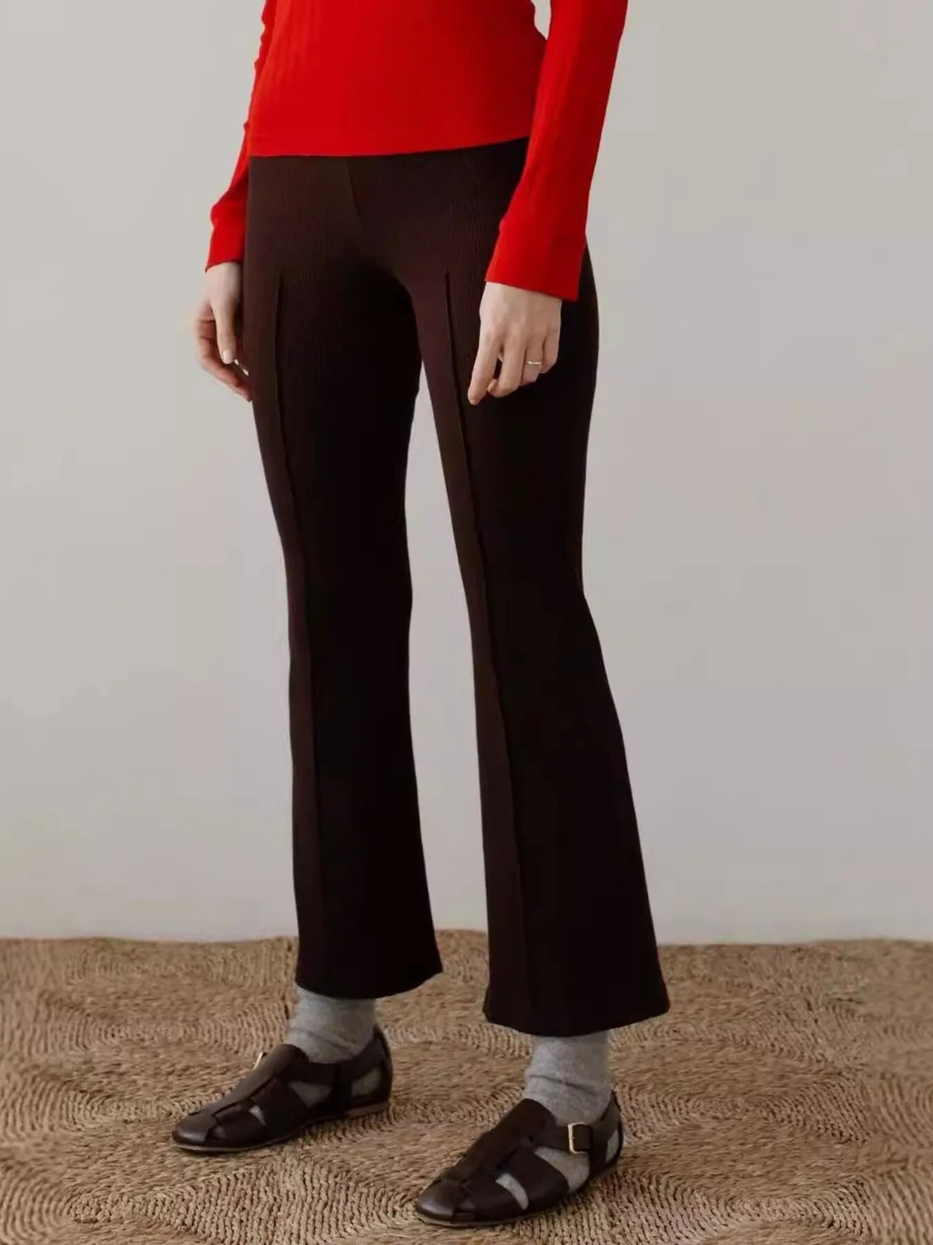 High-Waisted Flare Pants - adritiX