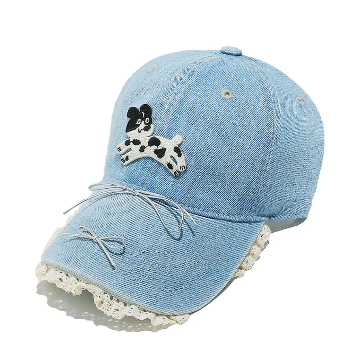 Dog Bow Adjustable Baseball Cap - adritiX