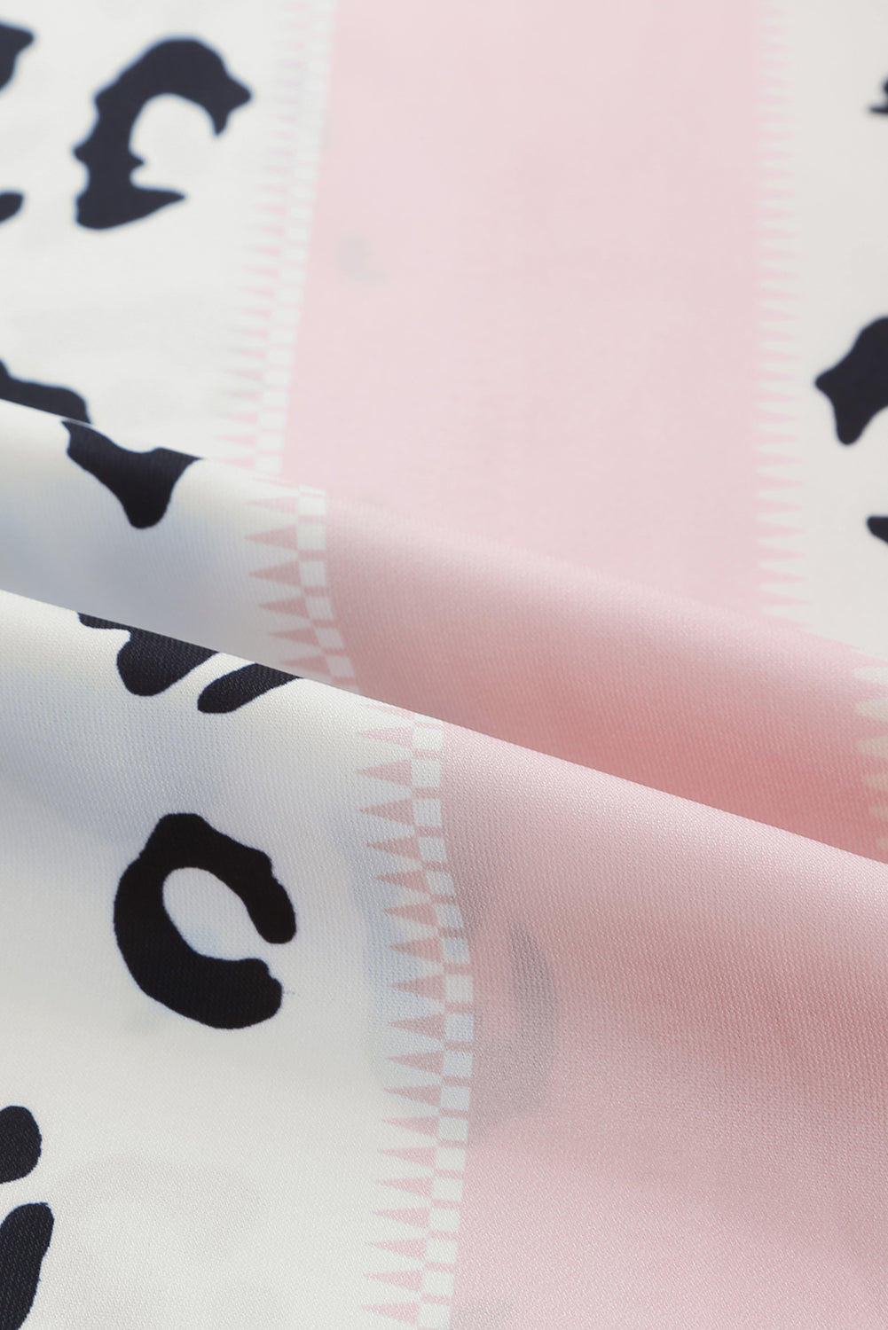 Elegant Leopard Color Block Smocked Jumpsuit - adritiX