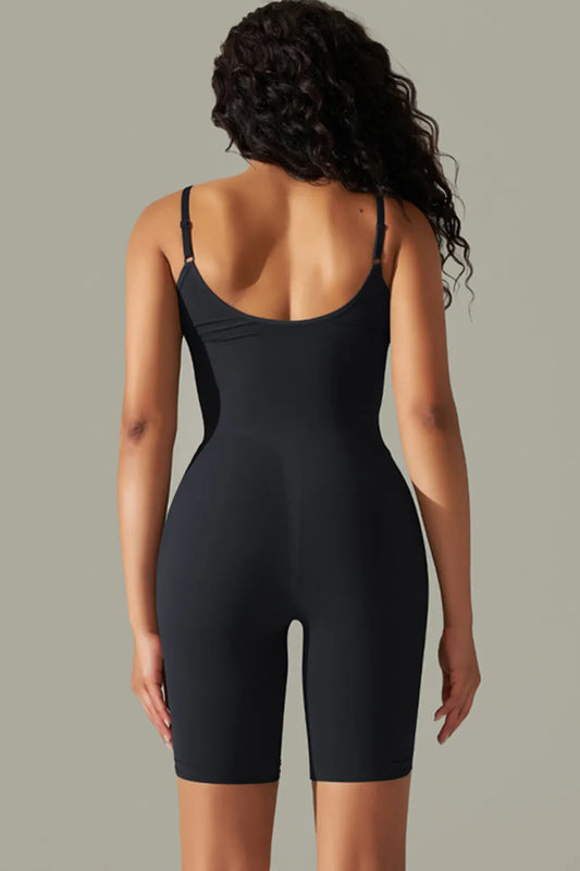 Elegant Spaghetti Strap Active Romper - adritiX