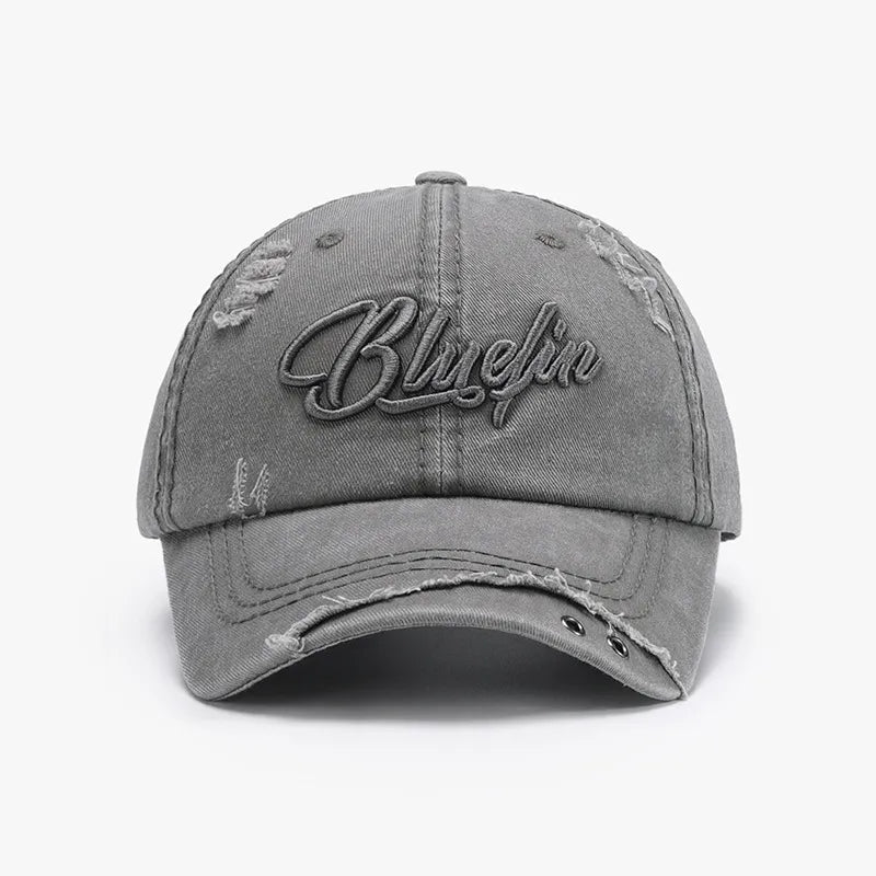 Embroidered Letter Cotton Baseball Cap - adritiX