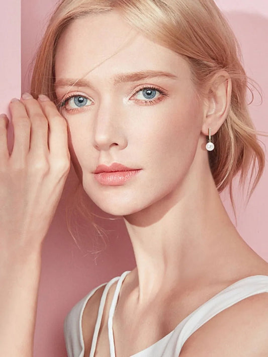 925 Sterling Silver Freshwater Pearl Earrings - adritiX