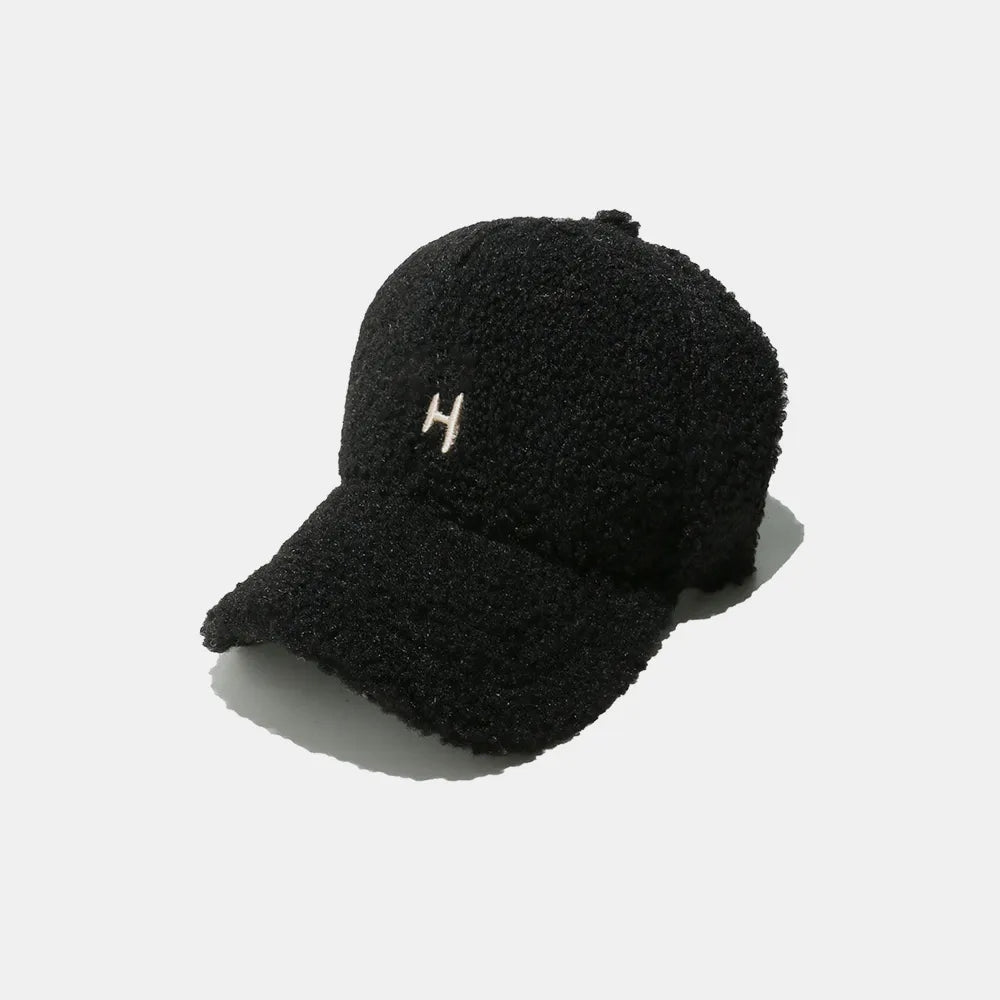 Sherpa Letter H Embroidered Cap - adritiX