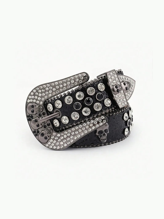 PU Leather Skull Belt - adritiX