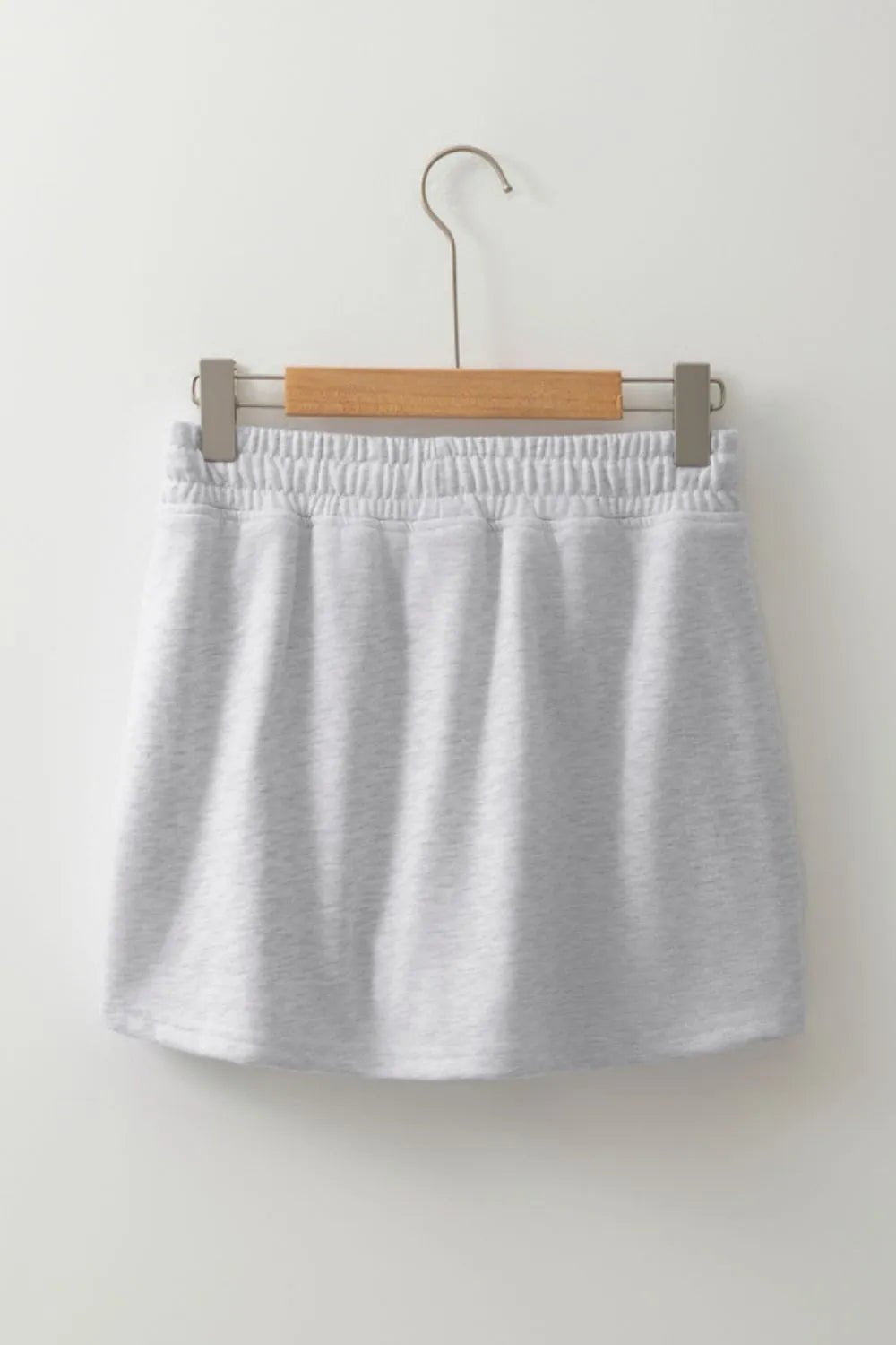 American Flag Embroidered Drawstring Casual Skirt - adritiX