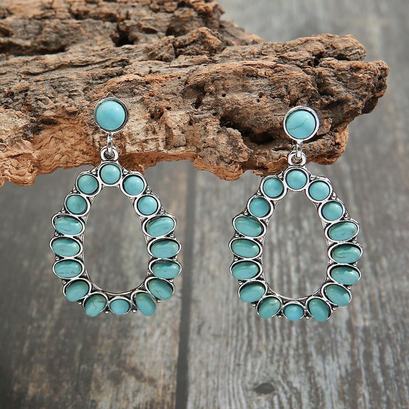 Artificial Turquoise Earrings - adritiX