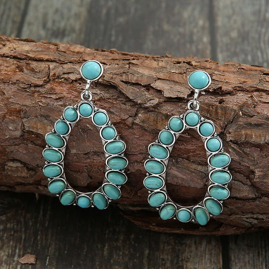 Artificial Turquoise Earrings - adritiX