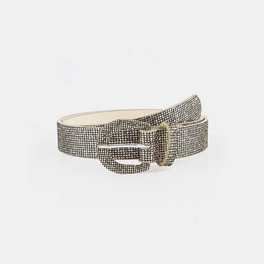 Sequin PU Leather Belt - adritiX