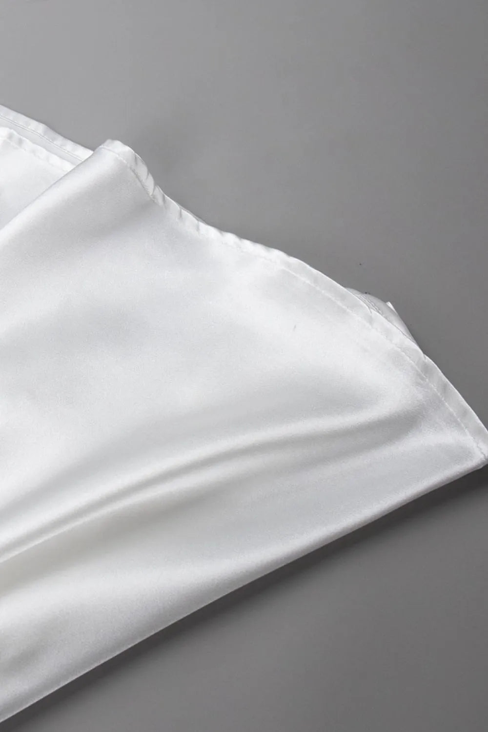 Back Elastic Waist Satin Minx Skirt - adritiX