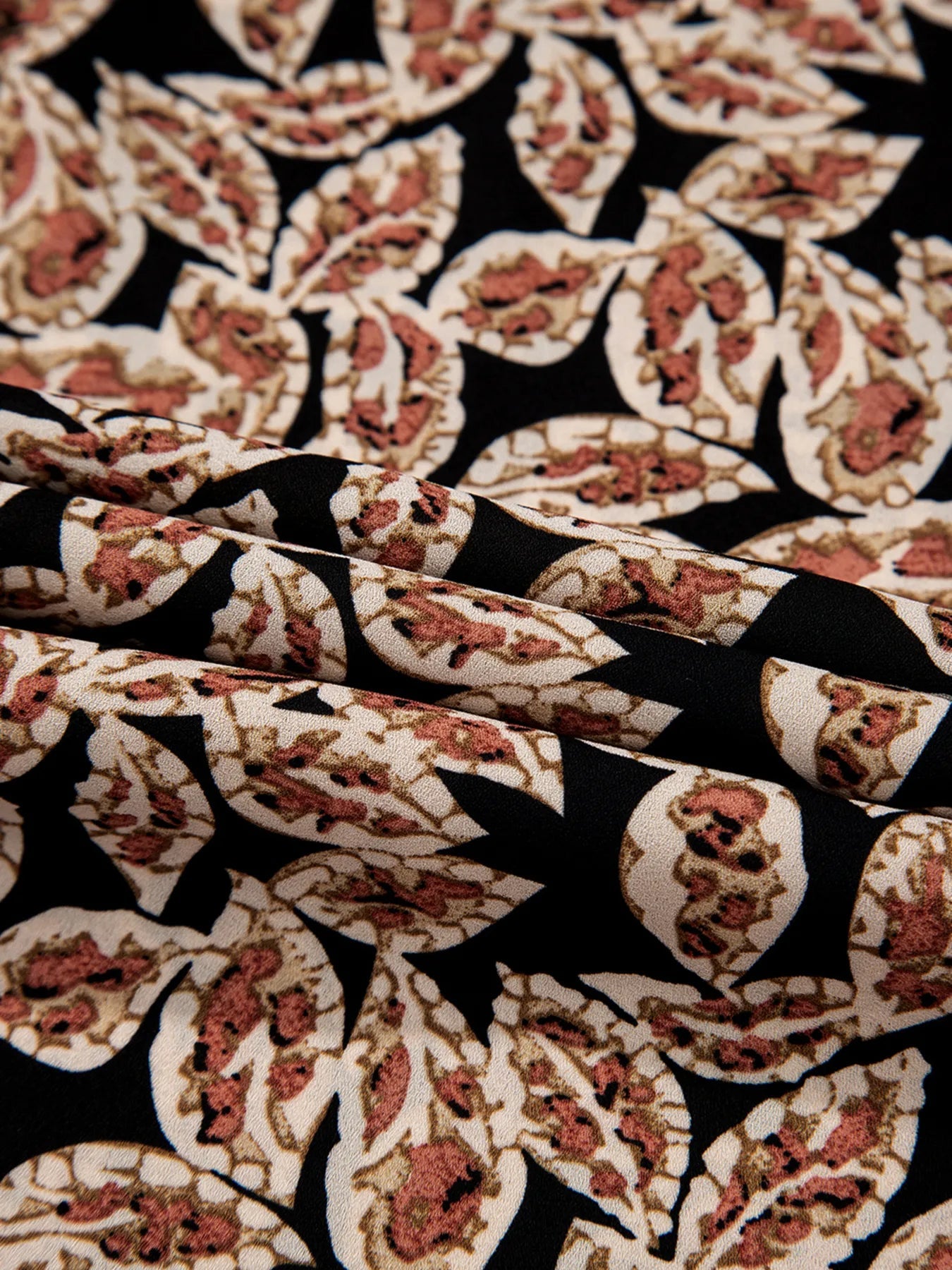 Printed Smocked Bodice Maxi Dress - adritiX