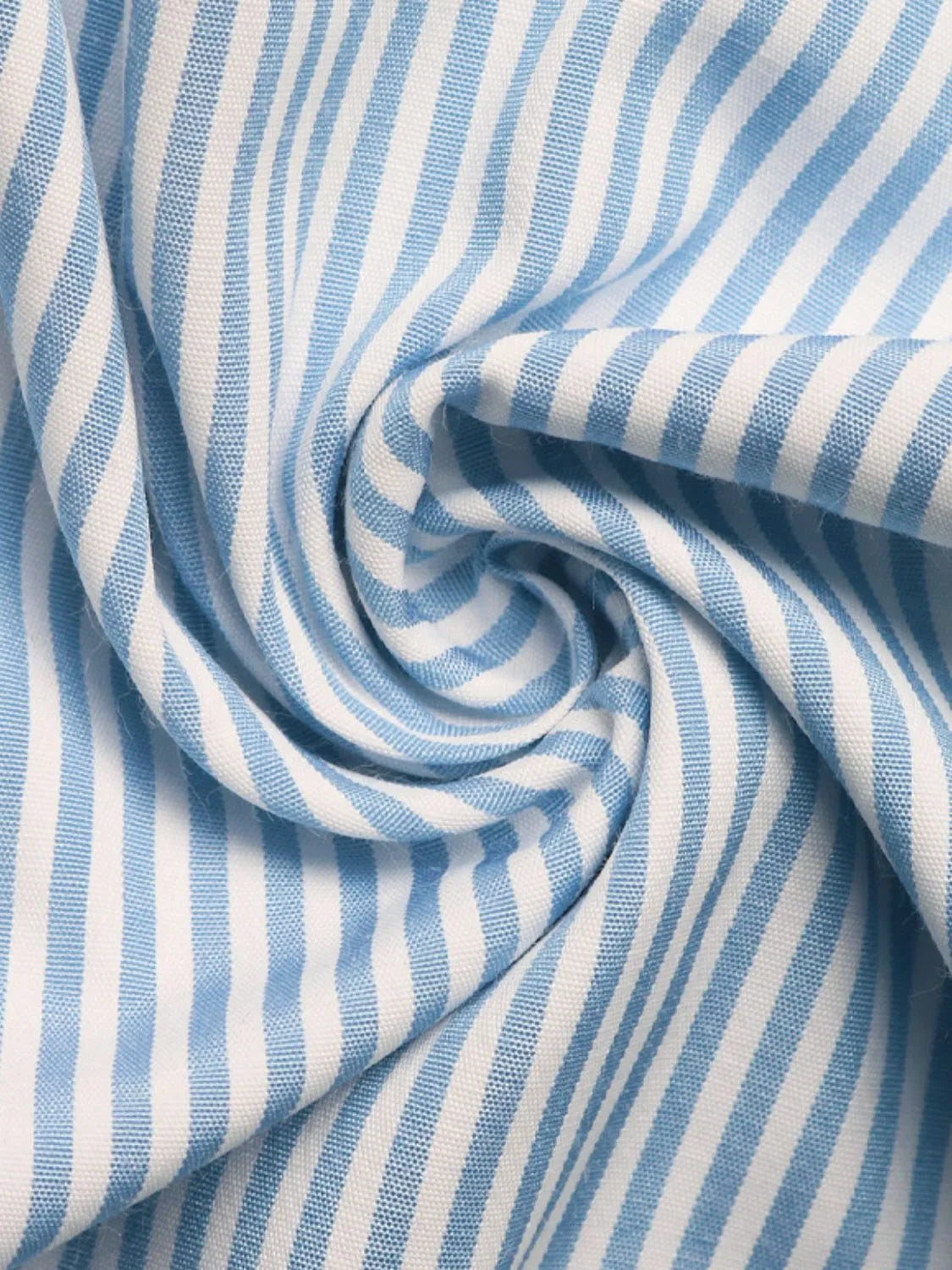 Drawstring Striped Wide Leg Cargo Pants - adritiX