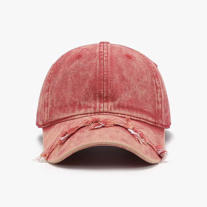 Fringe Adjustable Cotton Baseball Cap - adritiX