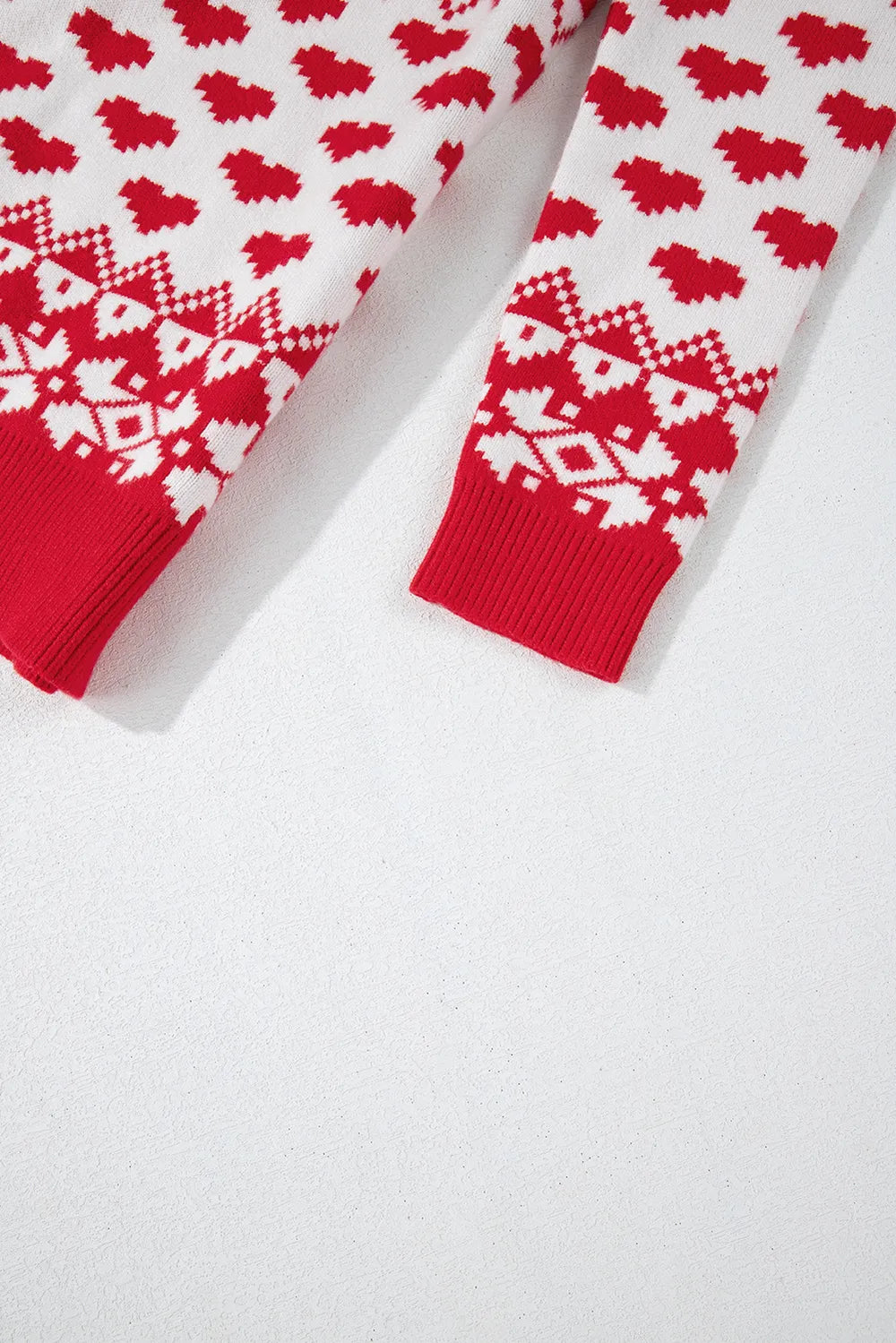 Christmas Element Turtleneck Long Sleeve Sweater - adritiX