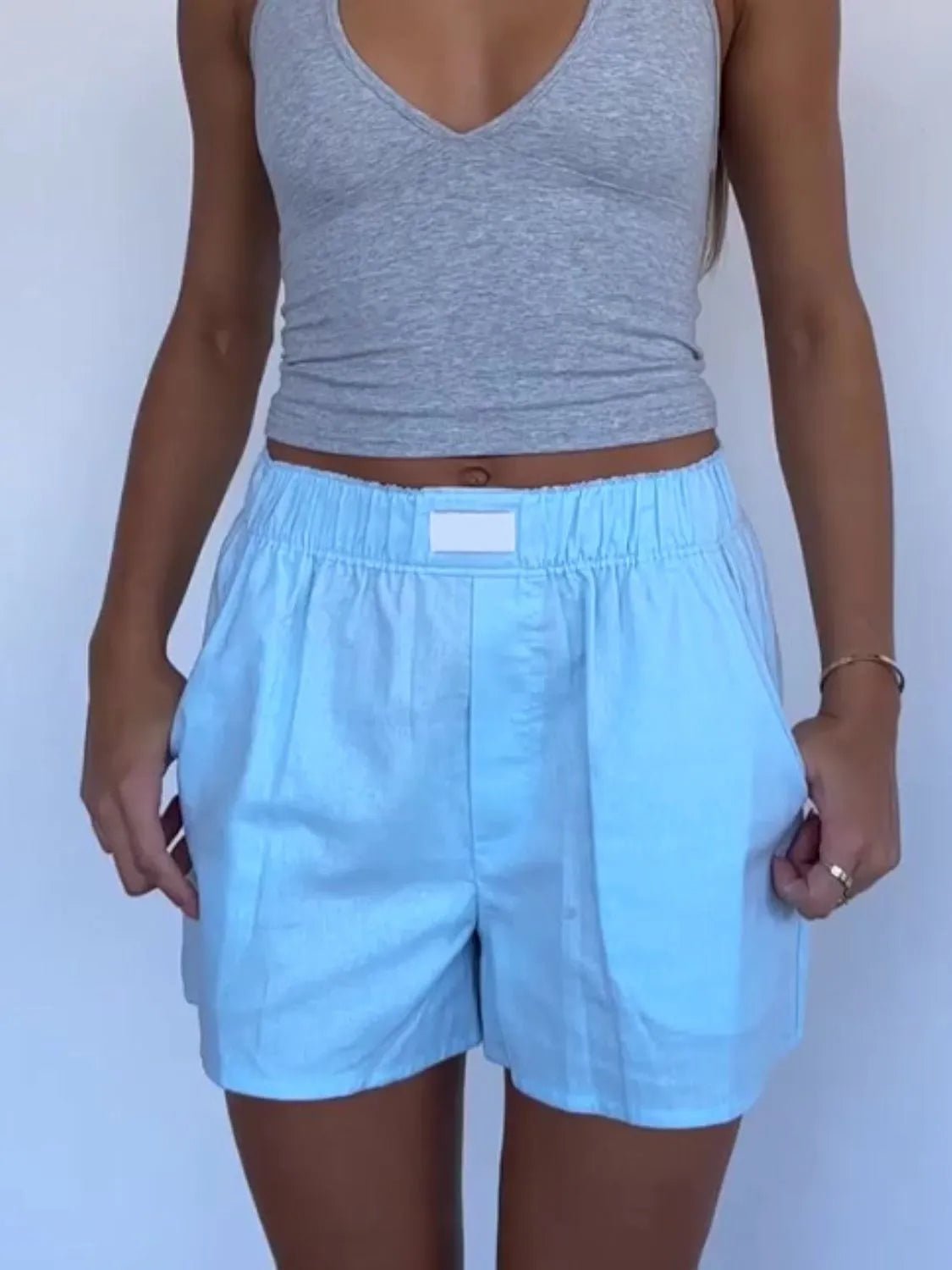 Elastic Waist Shorts - adritiX