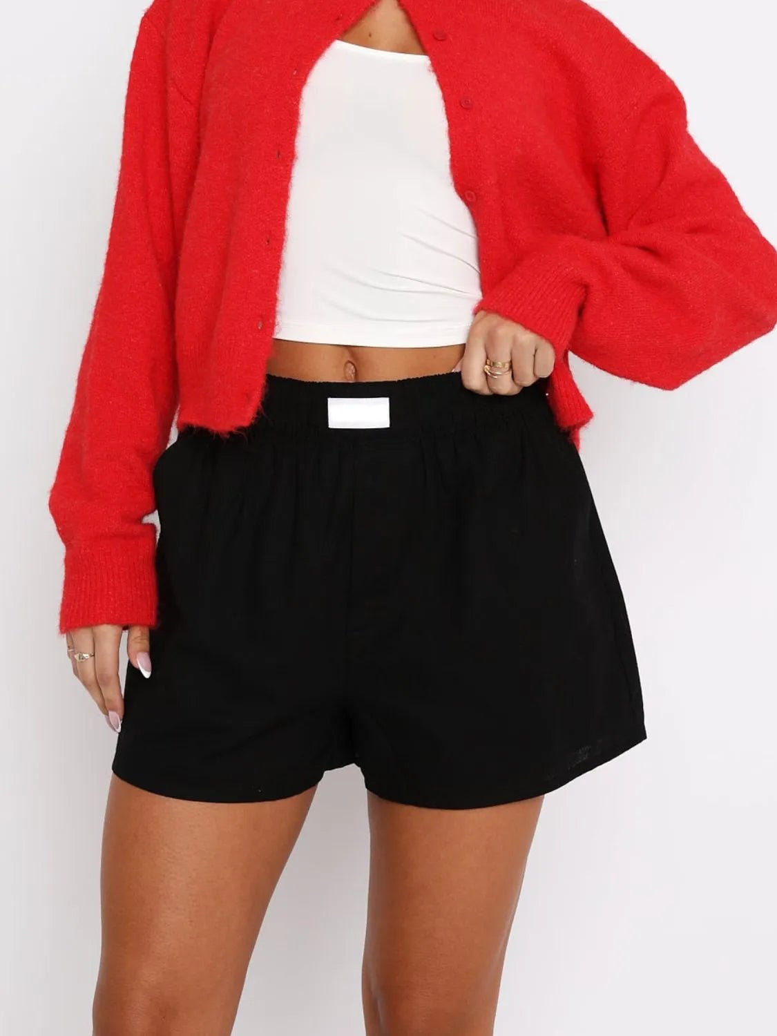 Elastic Waist Shorts - adritiX
