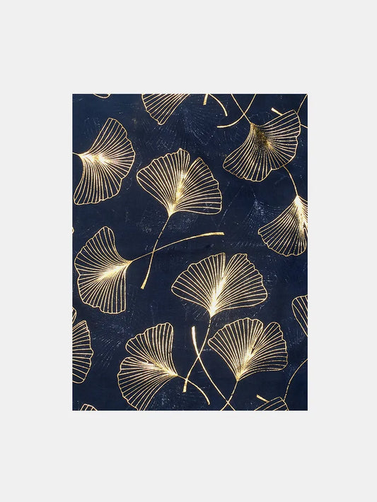 Ginkgo Leaf Polyester Scarf - adritiX