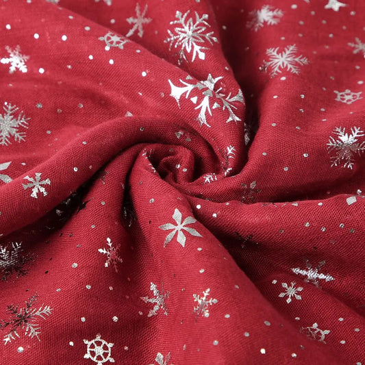 Thermal Snowflakes Polyester Scarf - adritiX