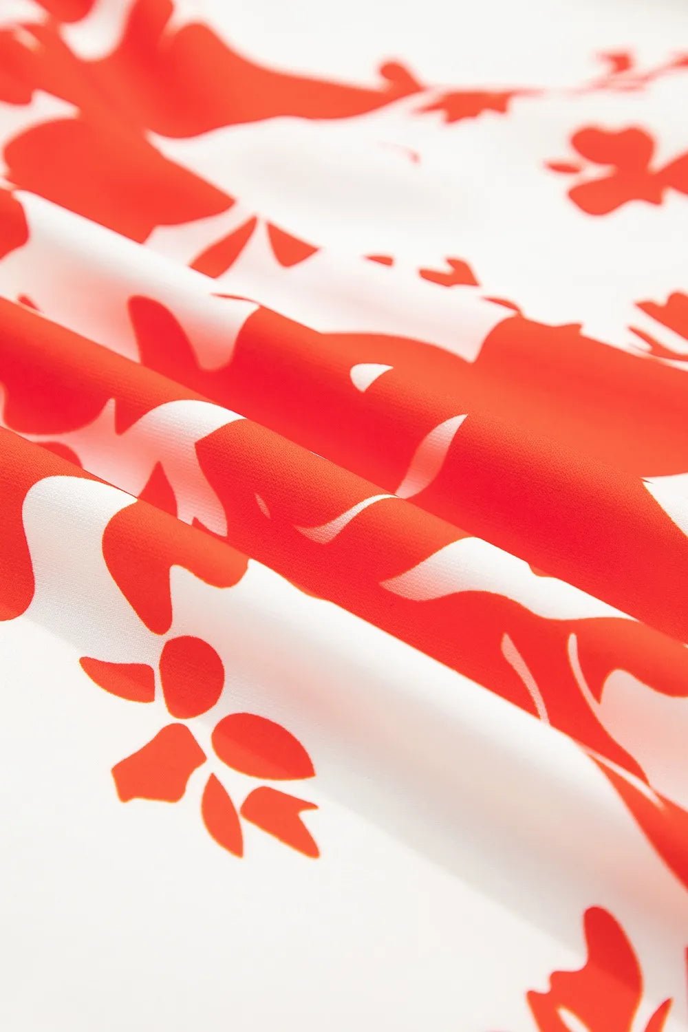 Floral V - Neck Summer Midi Dress - adritiX