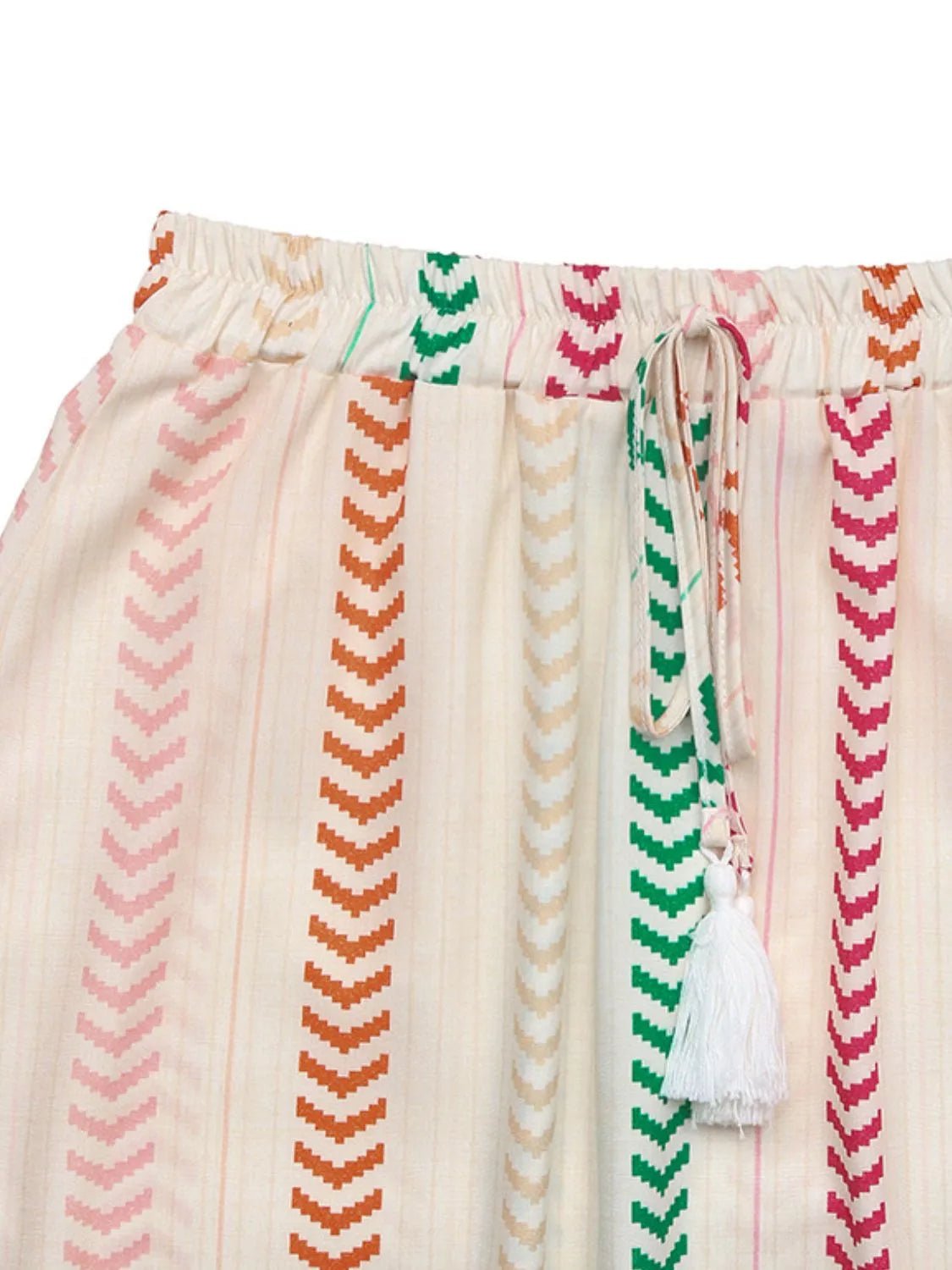 Frill Printed Maxi Skirt - adritiX