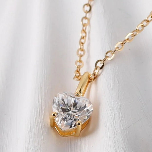 Heart Shape Pendant Necklace - adritiX