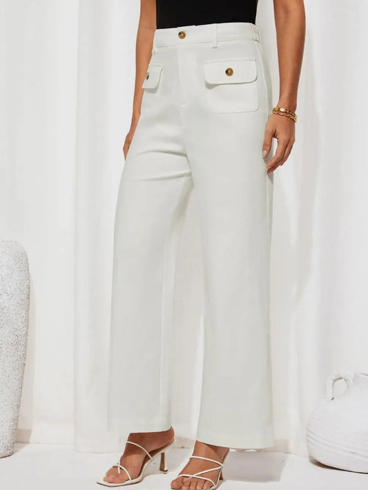 High Waist Wide Leg Pants - adritiX