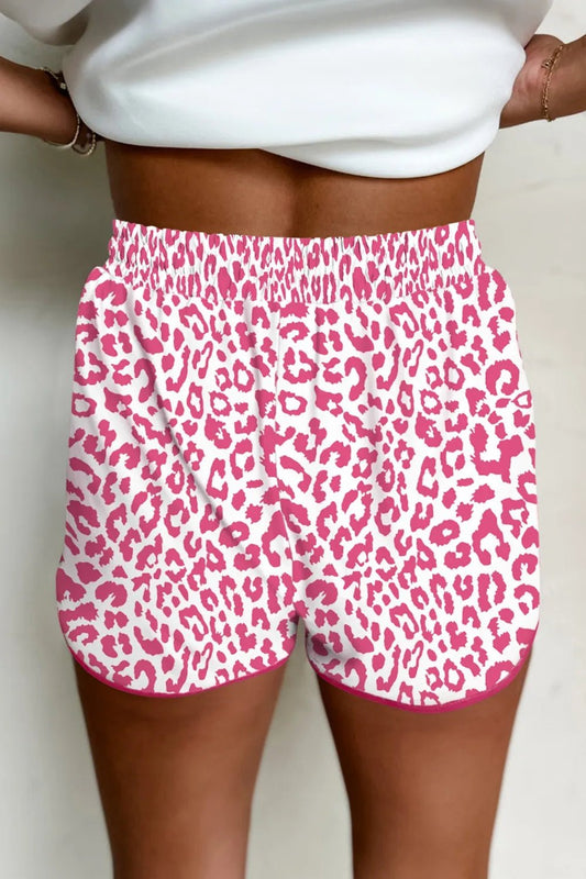 Leopard Drawstring Shorts - adritiX