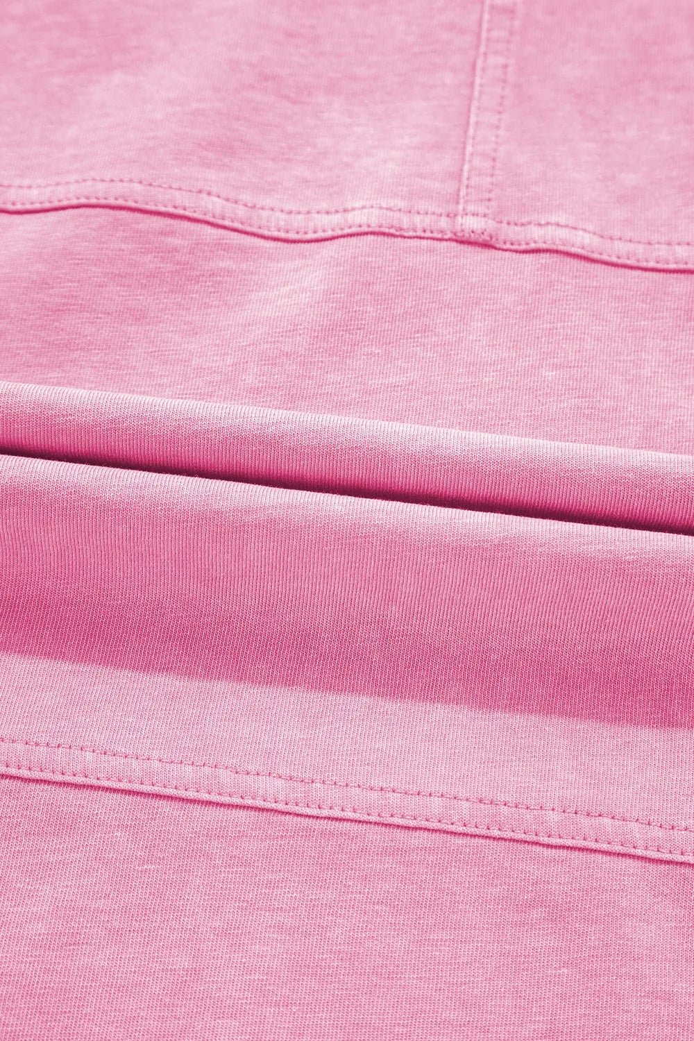 Mineral Wash High Waist Cargo Pants with Exposed Seams & Drawstring - Effortless Style & Comfort - adritiX