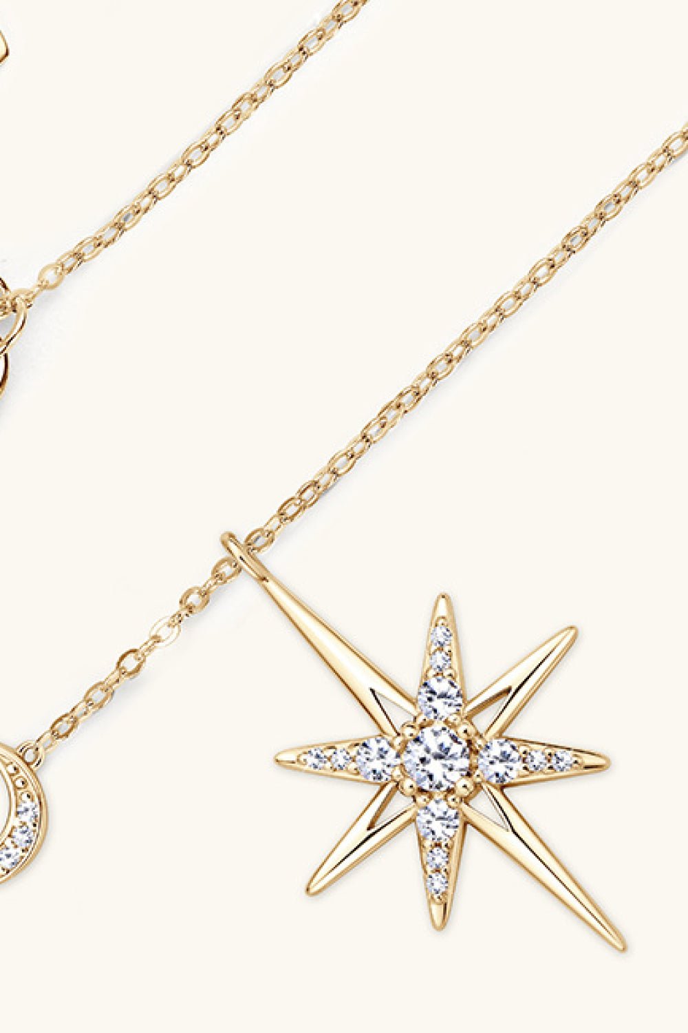 Moissanite 925 Sterling Silver Necklace - adritiX