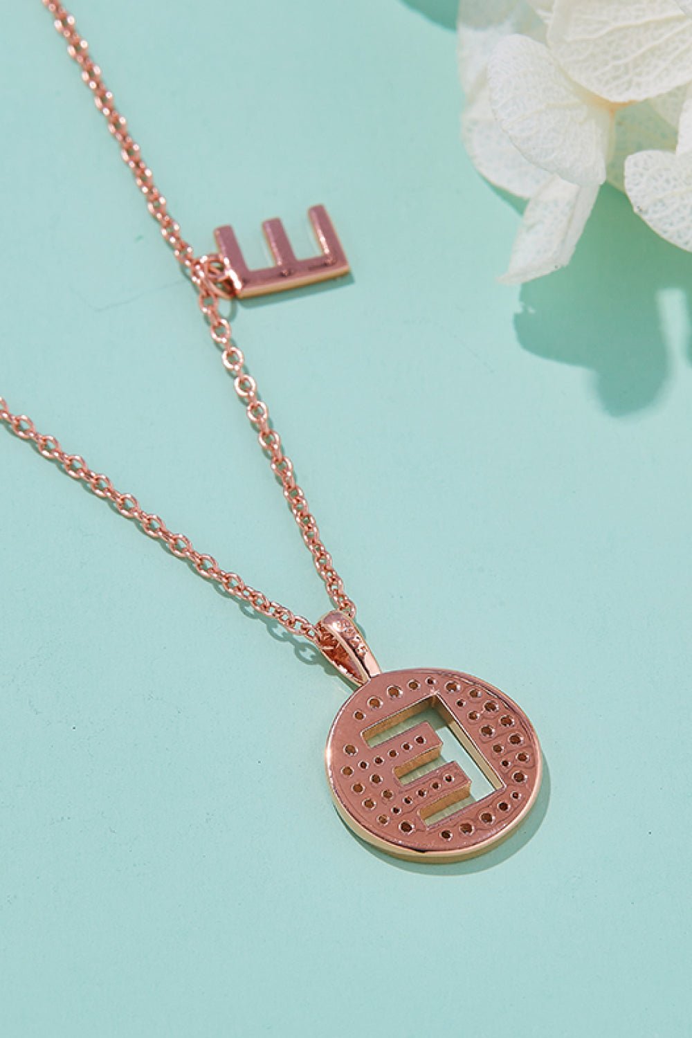 Moissanite A to J Pendant Necklace - adritiX