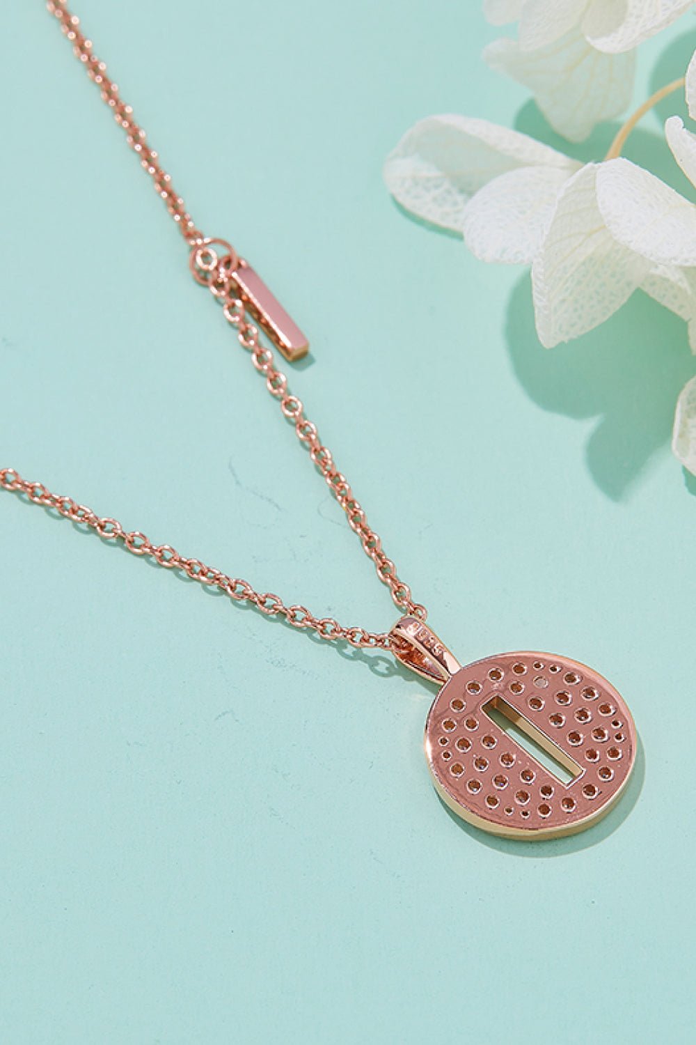 Moissanite A to J Pendant Necklace - adritiX