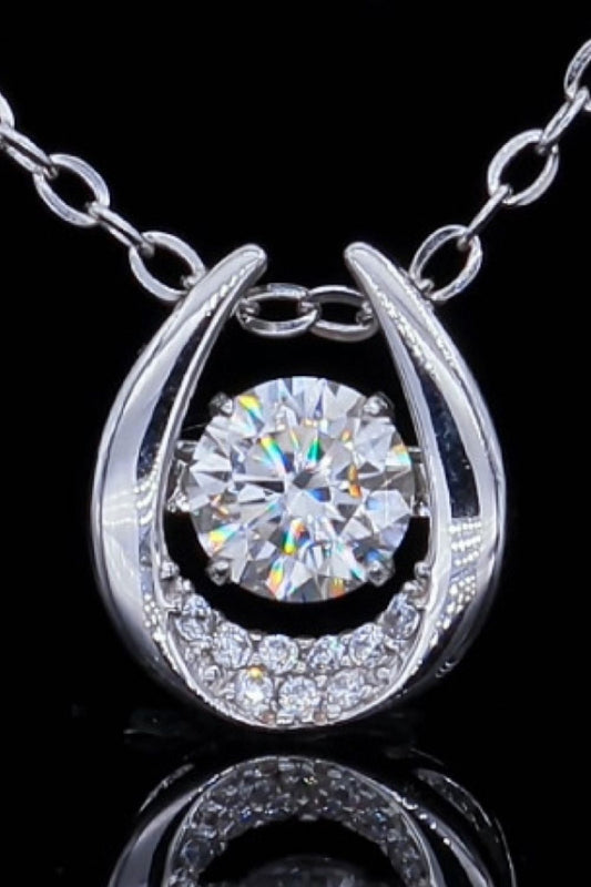Moissanite Zircon Pendant Necklace - adritiX
