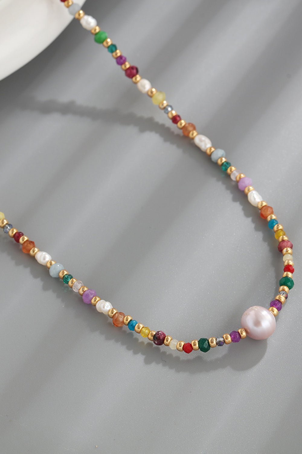 Multicolored Bead Necklace - adritiX