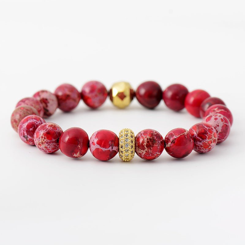Natural Stone Beaded Bracelet - adritiX
