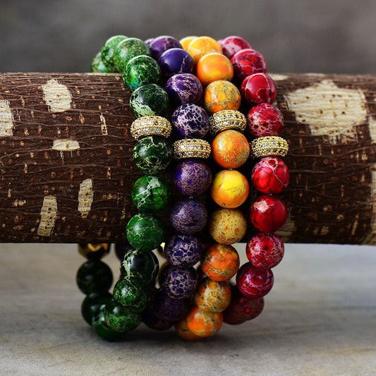 Natural Stone Beaded Bracelet - adritiX