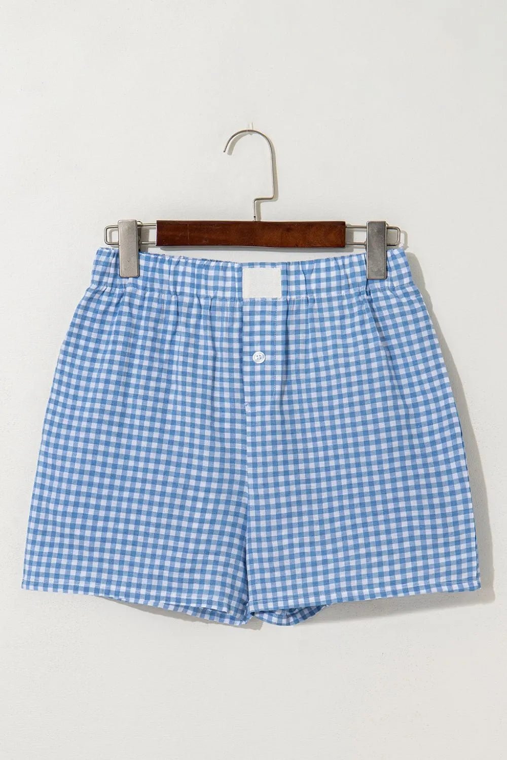 Plaid Gingham High Waist Shorts - adritiX