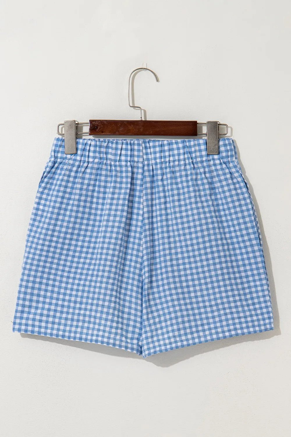 Plaid Gingham High Waist Shorts - adritiX