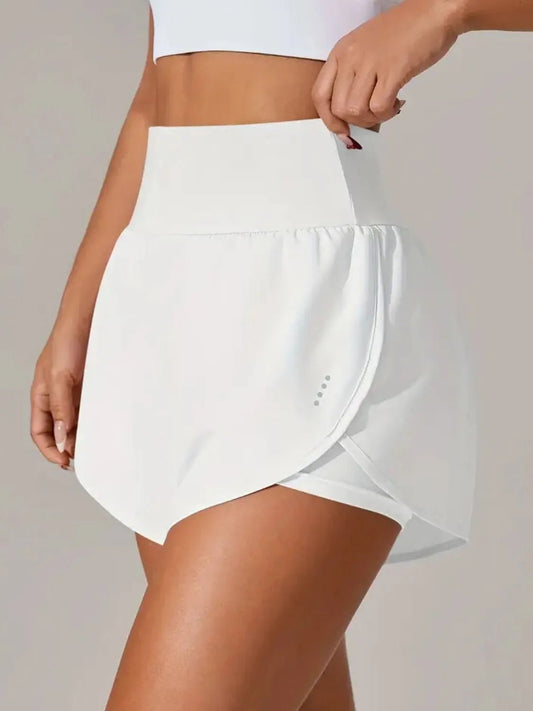 Pocketed High Waist Active Shorts - adritiX