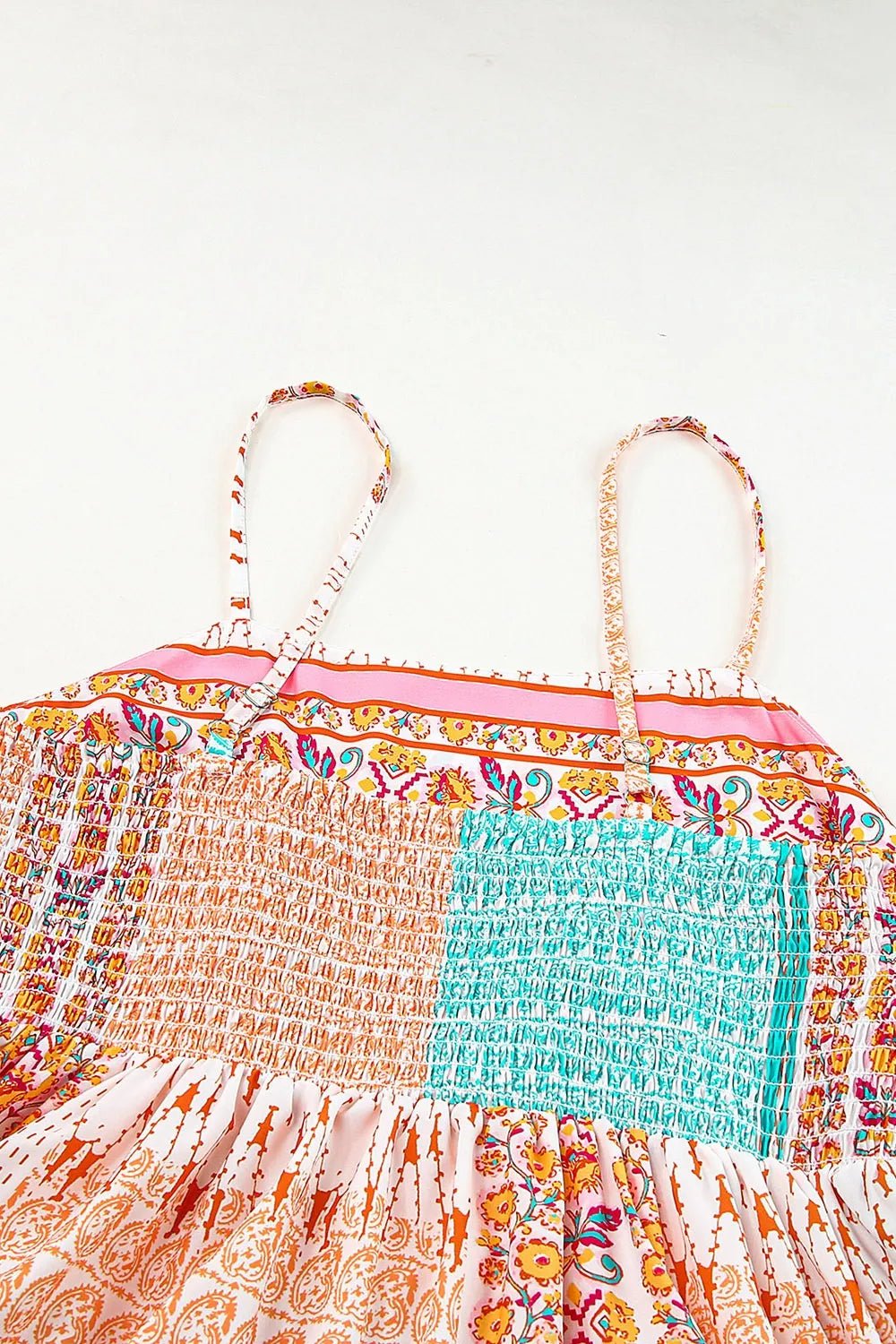 Printed Square Neck Cami Dress - adritiX