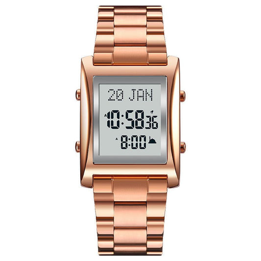 SKMEI 1815 Muslim Islamic Azan Prayer Watch Qibla Direction Multifunctional Digital Watches - adritiX