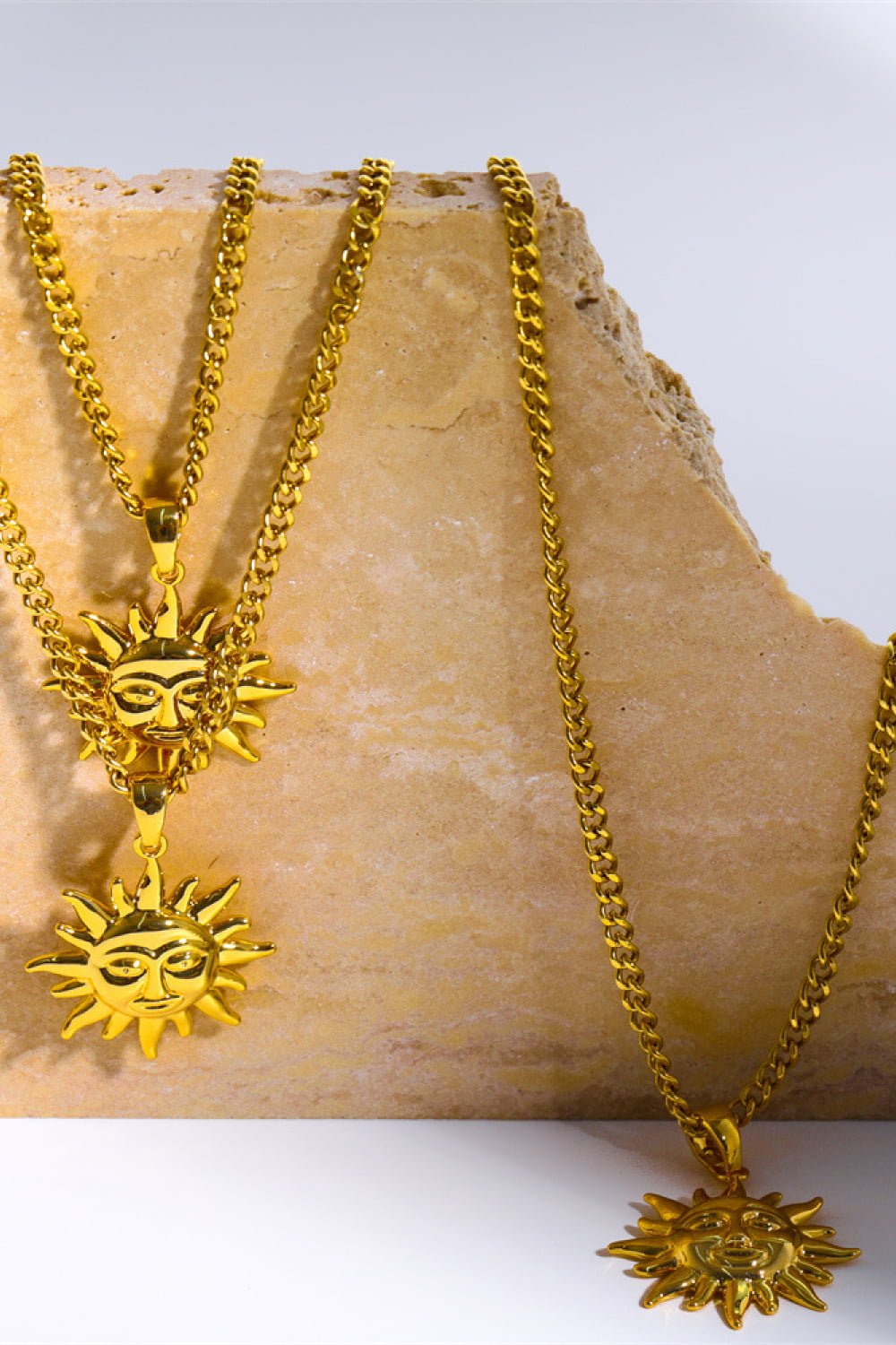 Sun Pendant Copper Necklace - adritiX